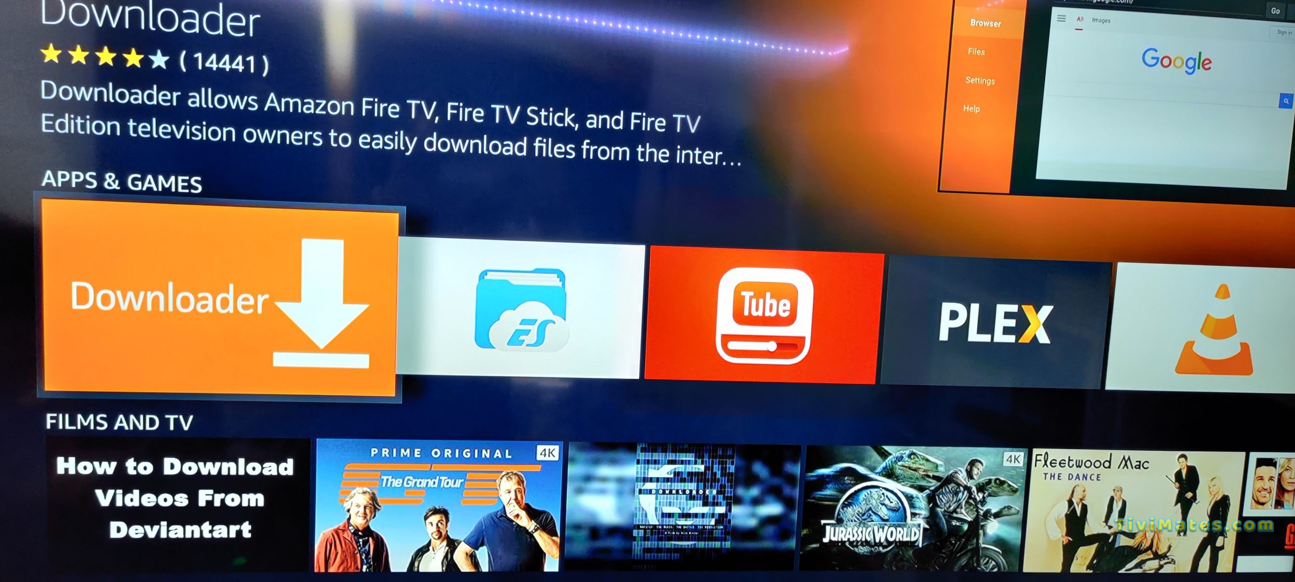 Aplicación de descarga de Firestick